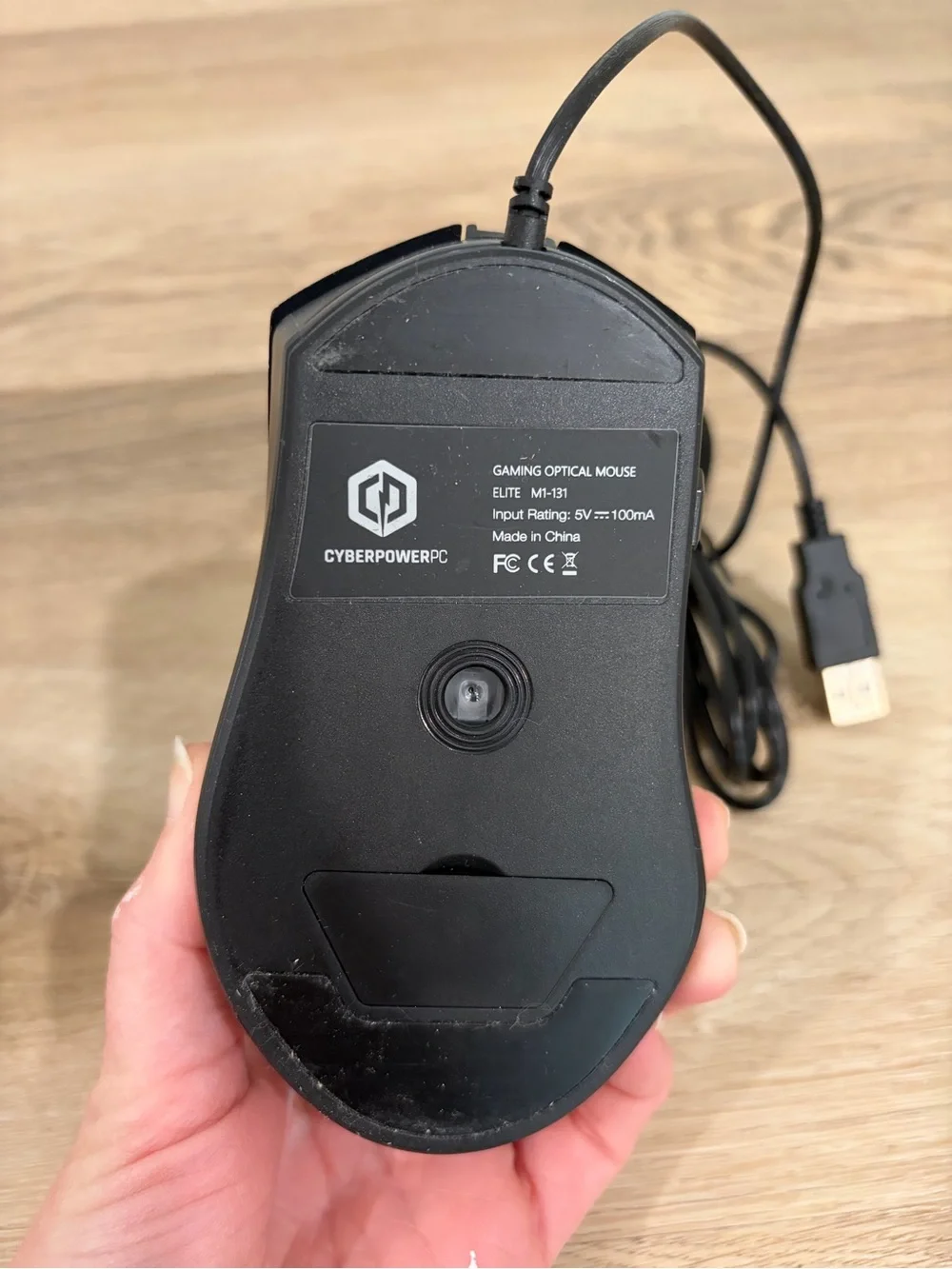 CyberpowerPC Elite M1-131 Wired Gaming Optical Mouse M1-131 OPEN NO BOX